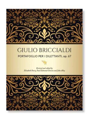 Briccialdi Portafoglio per i Dilettanti op. 67 ed. Elisabeth Parry, John Alley. Virtuoso concert duo for two flutes and piano.